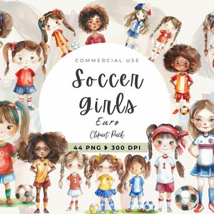 Fußball Clipart Bundle, Fußball Clipart, Länder Trikot, Bundle, Mädchen, Sport Herzschlag, Fußball, Fußball Anzeigetafel, kommerzielle Nutzung