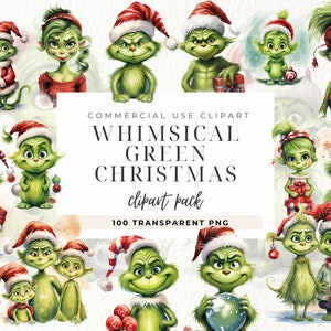 Imágenes prediseñadas de personajes festivos, linda acuarela navideña, álbum de recortes, decoración navideña, bebé, familia, dibujos animados navideños femeninos