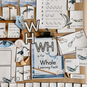WH is for Whale Learning Pack