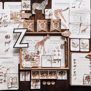 Z is for Zoo Early Learning Pack