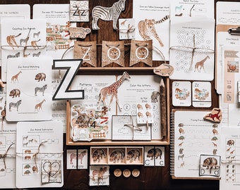 Z is for Zoo Early Learning Pack