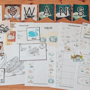 SW is for Swan Learning Pack