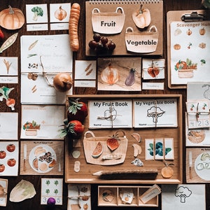 Fruits and Vegetables Themed Book Learning Pack