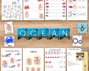O is for Ocean Early Learning Pack