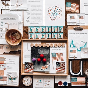 U is for United States Long U Learning Pack