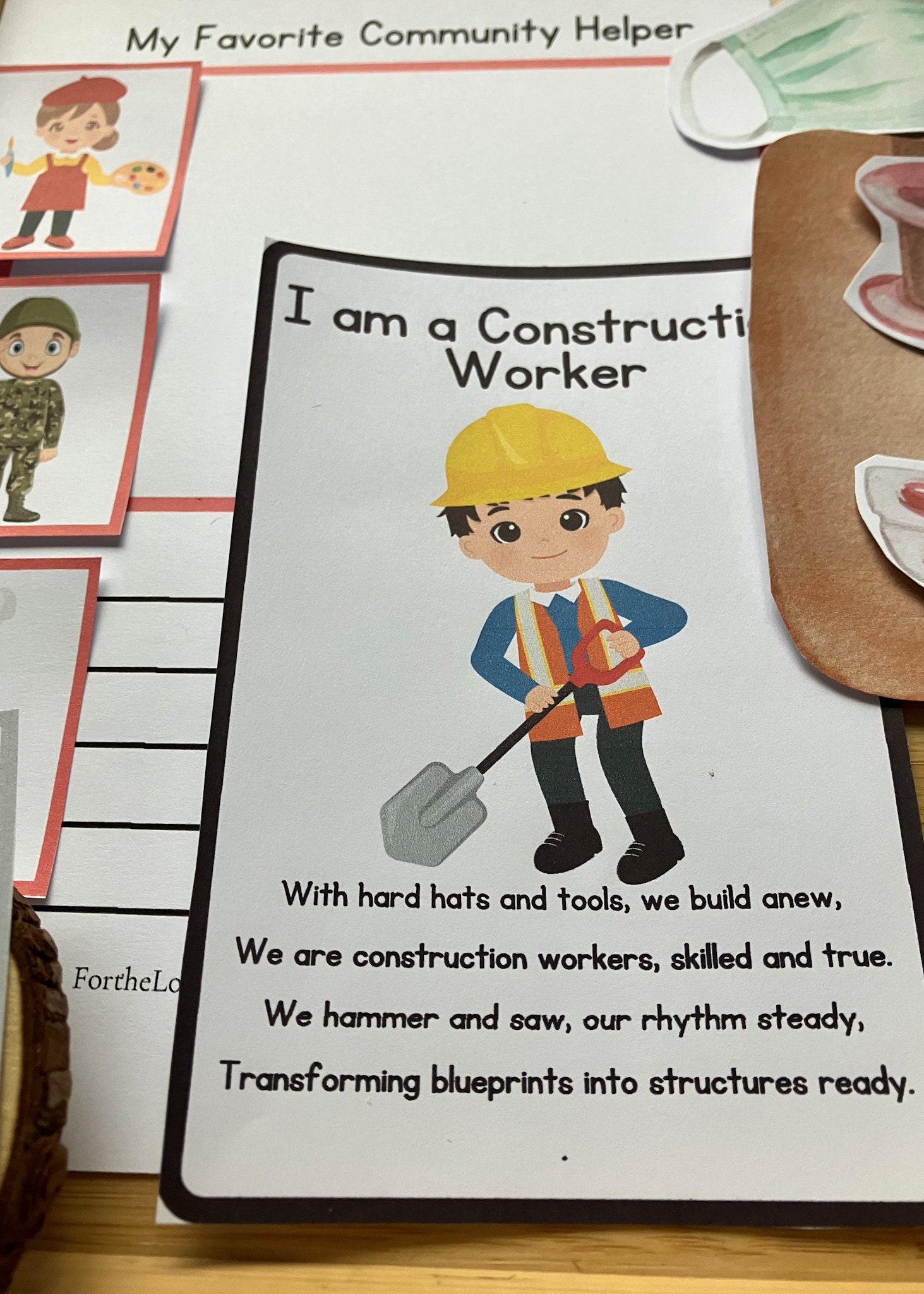 Community Helpers Learning Pack - Etsy