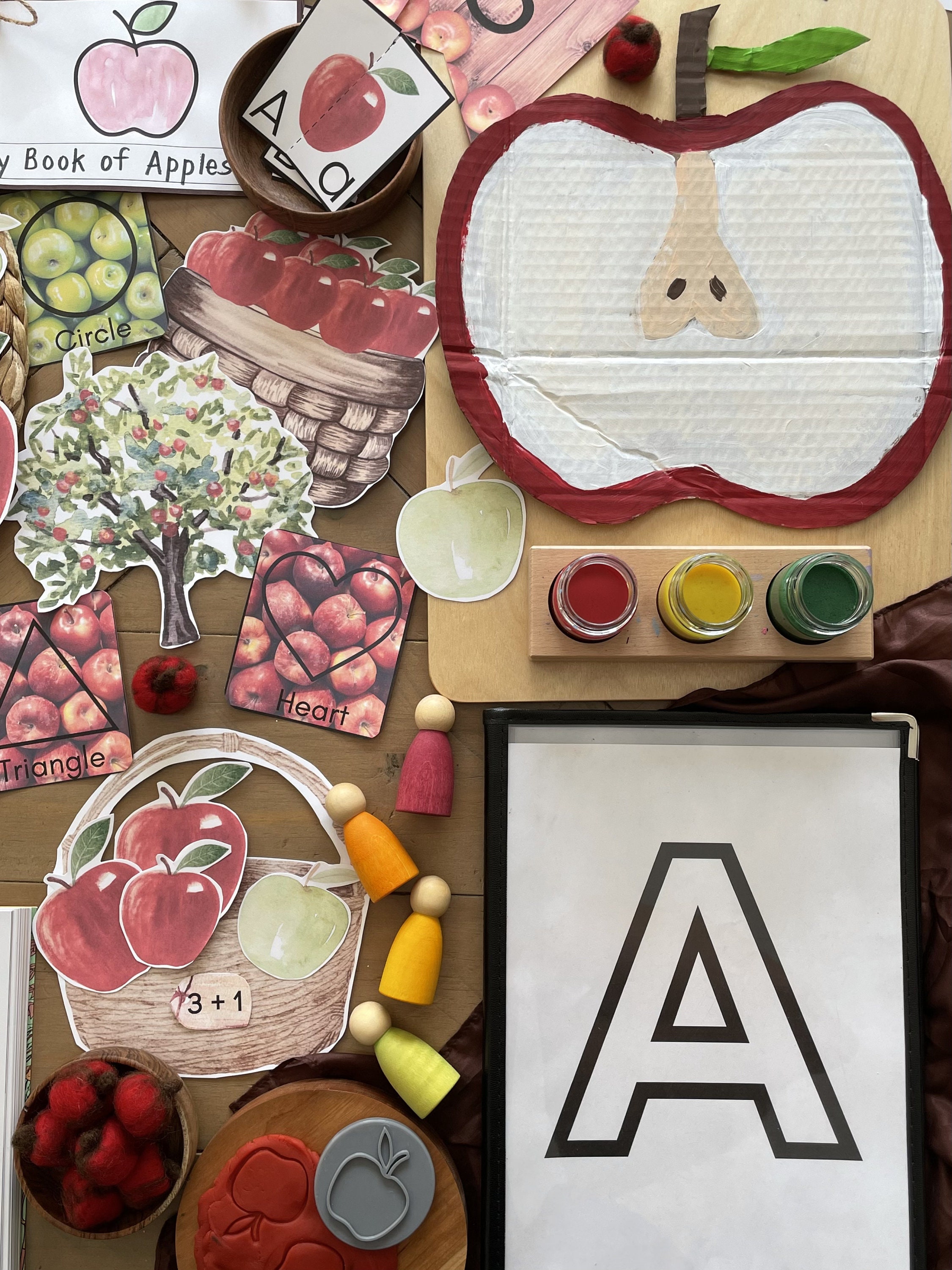 A is for Apple Learning Pack - Etsy