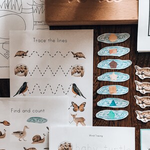 Springtime Animals Themed Learning Pack