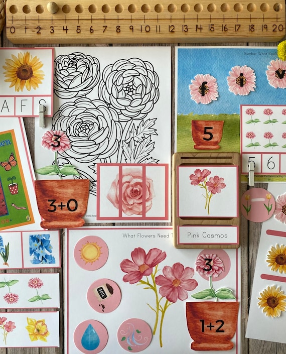 Flower Garden Book Pack - Etsy