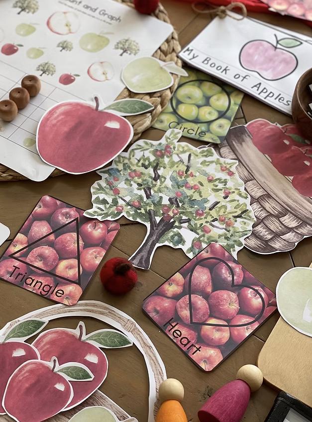A is for Apple Early Learning Pack - Etsy