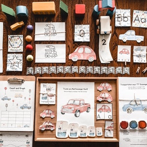 T is for Transportation Early Learning Pack
