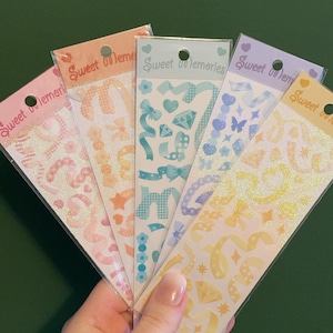 ¡Lindas hojas de pegatinas decorativas para KPOP, álbumes de recortes y mucho más!