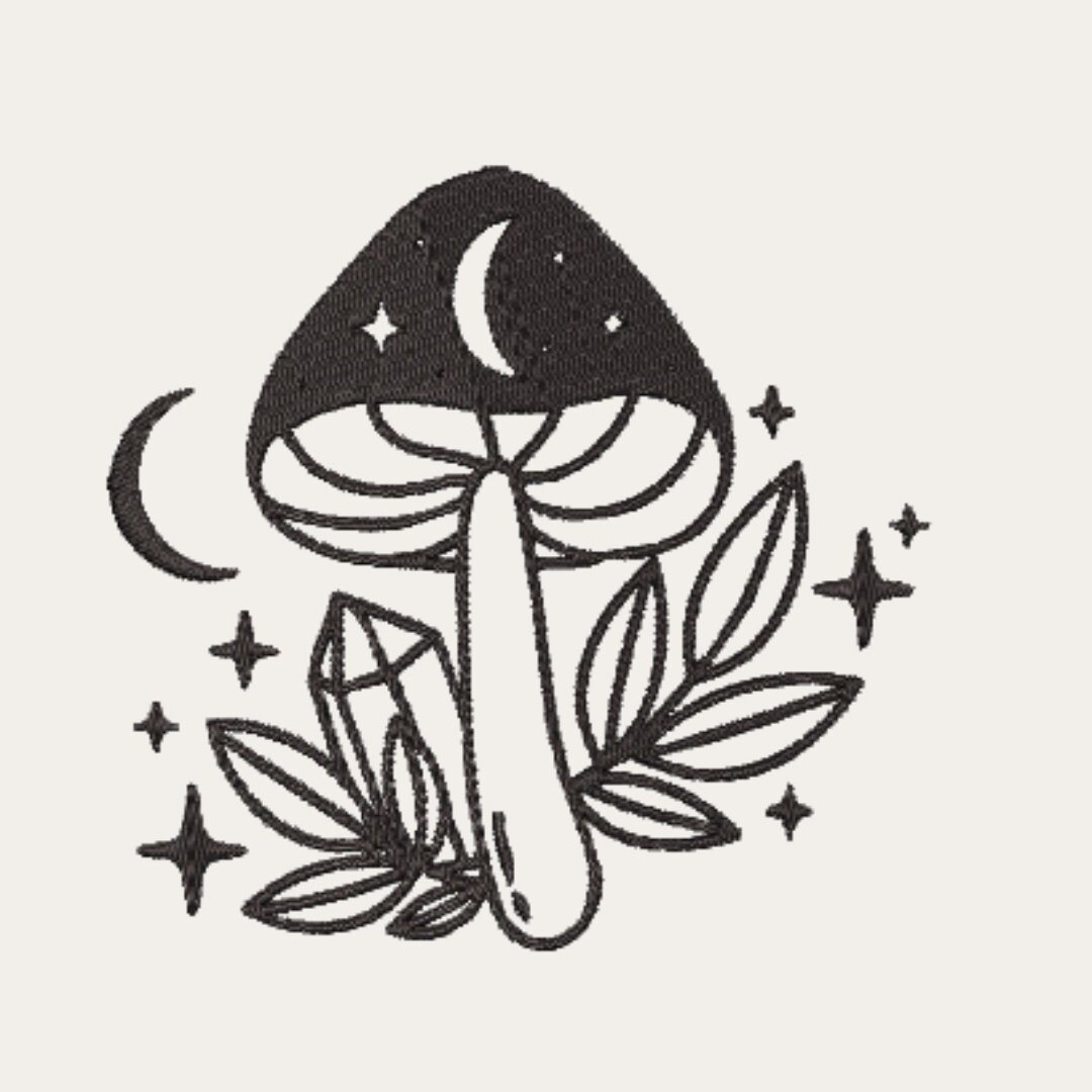 Embroidered Mushroom Jumper Mushroom Sweater Cottage Core Jumpers