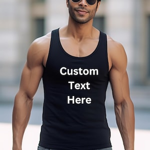 Personalisiertes Muskel-Tanktop: Individuelles Workout-T-Shirt