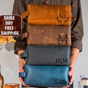 Cadeaux garçons d'honneur, trousse de toilette en cuir personnalisée pour homme, boîte cadeau pour proposition de garçon d'honneur, cadeau de mariage, cadeaux de mariage, cadeau de témoin d'un garçon d'honneur