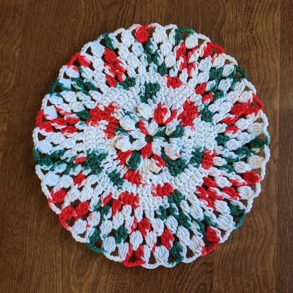 Crocheted Christmas Doily