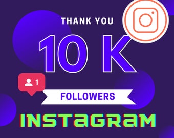 10 000 abonnés Instagram à vie, Boostez votre présence sur les réseaux sociaux, Modèles de réseaux sociaux, Haute qualité, 10.000 abonnés