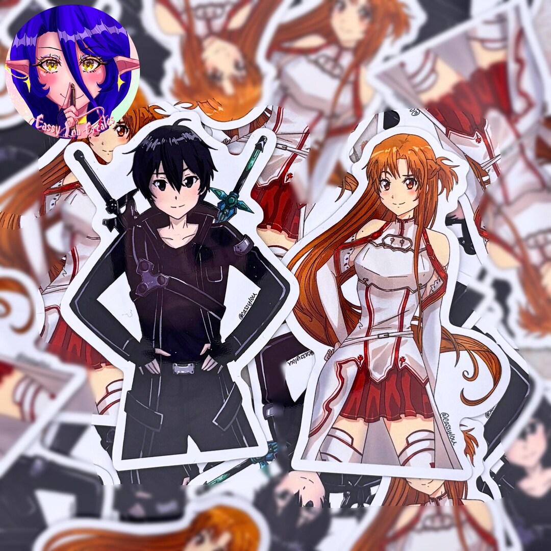Sao Sticker SAO Glossy Vinyl Stickers - Etsy