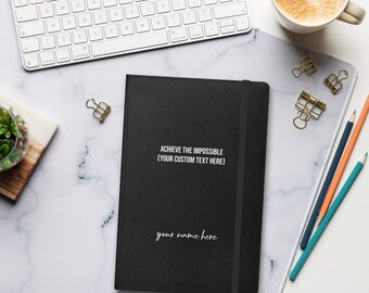 Dream Big! Personalized Business Idea Journal - Custom Hardcover Notebook for Future Entrepreneurs - Add Your Name & Inspiring Text