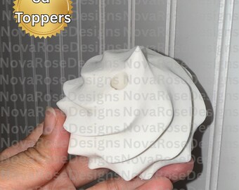 Ice cream/Whip cream Topper, 3D lid topper, Cup Makers, Matching Toppers, All year lid decorations, Custom toppers