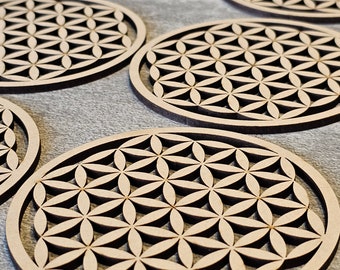 MDF onderzetters set 6