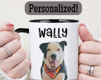 Personalized Dog Mug, Custom Photo Mug, Dog Lover Mug, Gift for Dad, Gift for Mom, Dog Lover Gift, Dog Photo Gift, Gift for Dog Lover