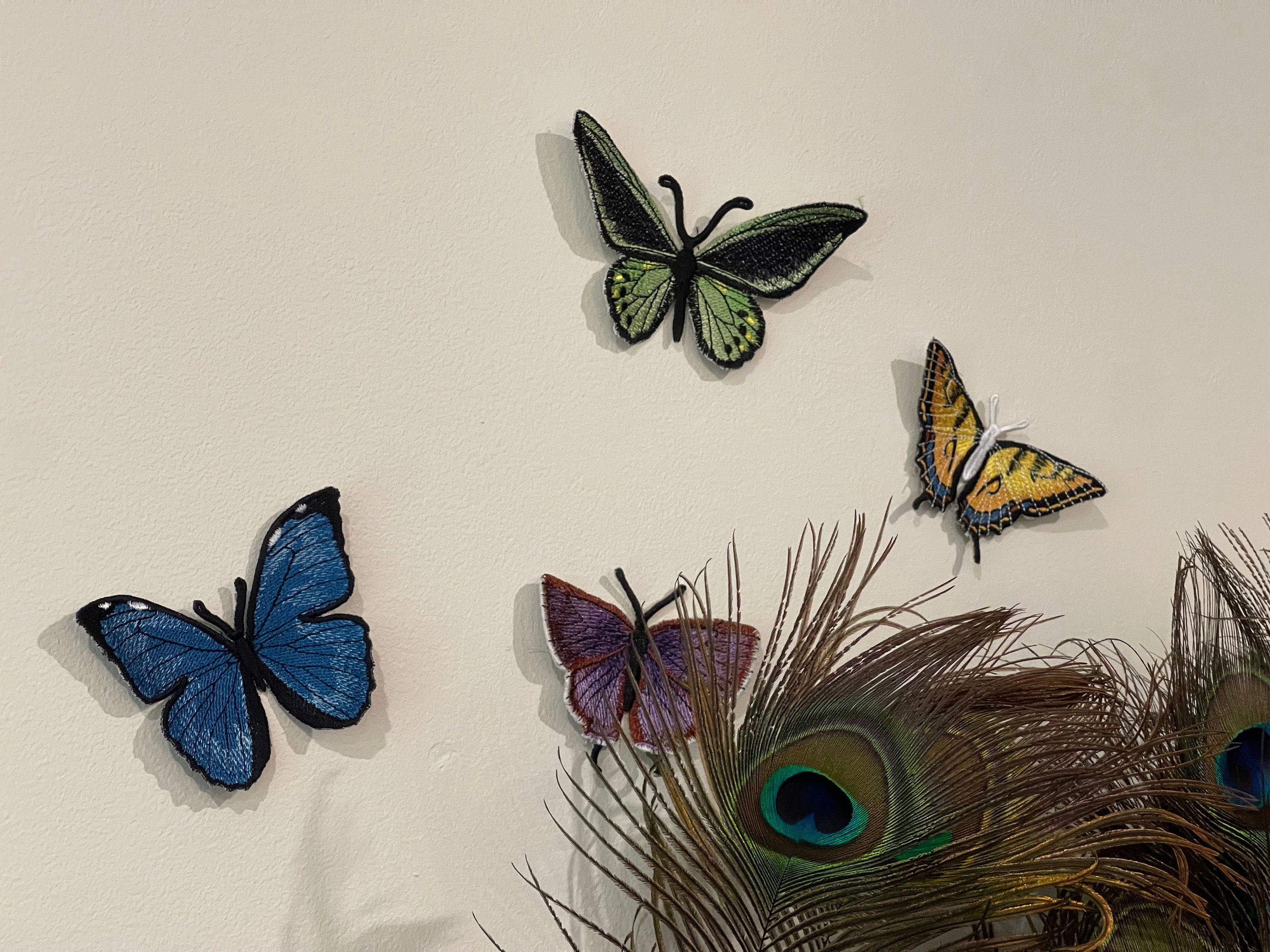 Butterfly Patches Embroidered - Etsy