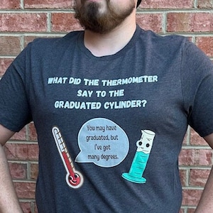 Chemistry Tshirt Funny Science Shirt Professor Gift Graduate for Scientist Chemist Biology Humor Beaker Flask Lab Apparel Research Tools