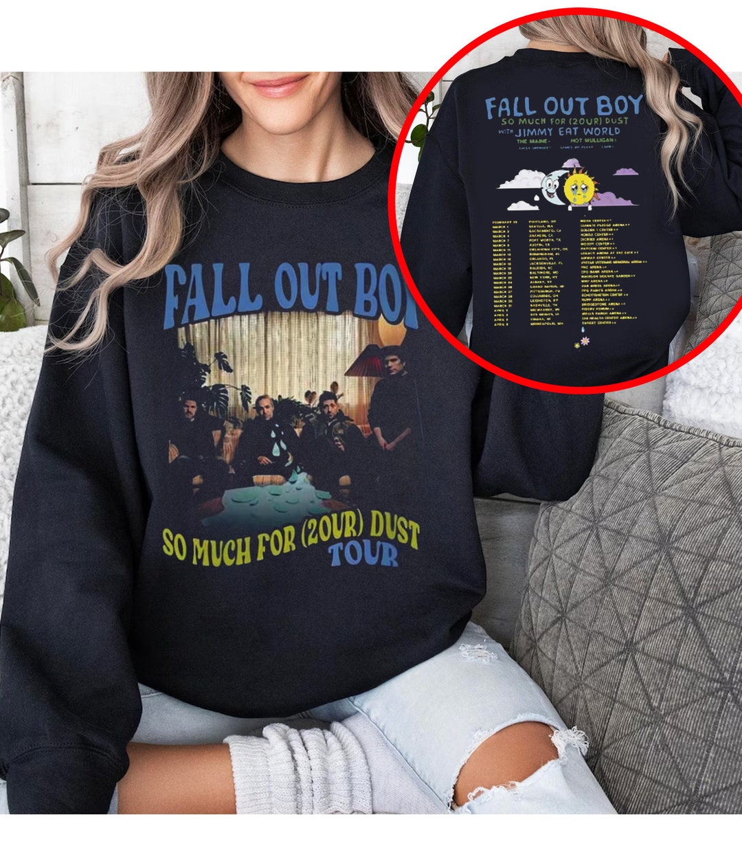 So Much for 2our Dust Tour 2024 Shirt, Fall Out Boy Tour 2024 Tshirt