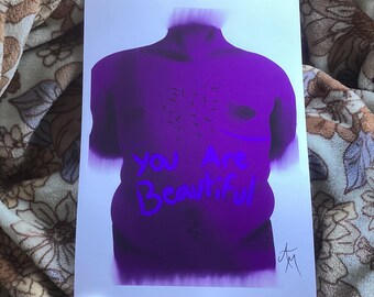 Eres Hermosa Serie 1 Pieza 1 Impresión A4