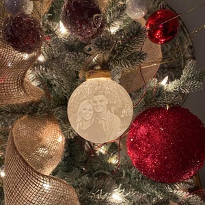Unique Personalized Photo Ornaments | 3D Printed Lithophane Christmas Tree Decor | Custom Photo Gift | Christmas Present | Multiple Photos