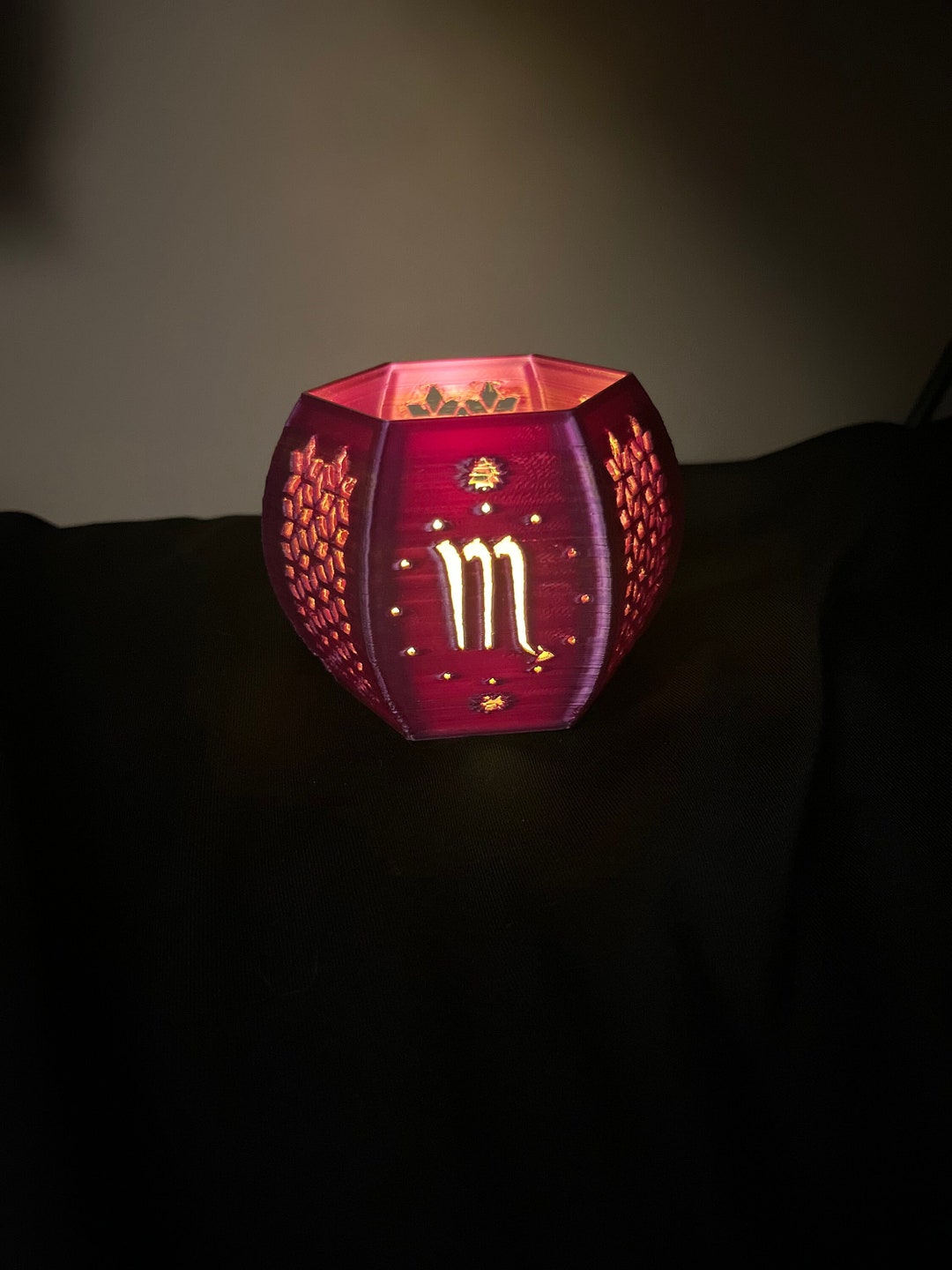 Scorpio Candle, Zodiac Candle, Scorpio Gift, Zodiac Candle, 3D Printed