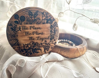 Personalized Engraved Wooden Box Perfect for Mother's Day or Wedding Gift