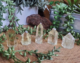 Clear Citrine Point, Yellow Citrine Point, Citrine Crystal, Citrine Gift, Pick your point
