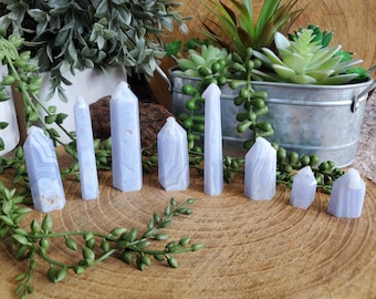 Blue Lace Agate Point, Blue Lace Agate Crystal, Natural Blue Lace Agate, Pick your point