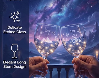 Fantasy Reader Goblet Set • ACOTAR Inspired Gift