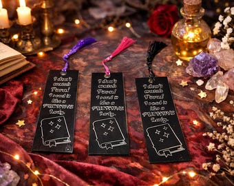 Romantasy Bookmark for Book Lovers • Fantasy Gift