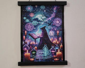 Witch Fantasy Diamond Art • Magical Mystical Wall Decor (30×40 cm)