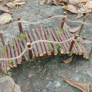 Miniature Bridge, Fairy Bridge, Fairy Garden Bridge, Diorama Bridge ...