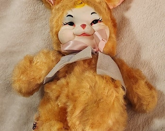 Rare Vintage Rushton Rubberface Rabbit
