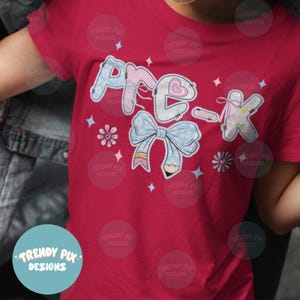 Preppy Back To School PNG ,Pre-K Png, Back To School 2025 Trending Designs Hand Drawn Teacher Shirt Designs, Preppy Pre-K Png, 2025 PreK Png