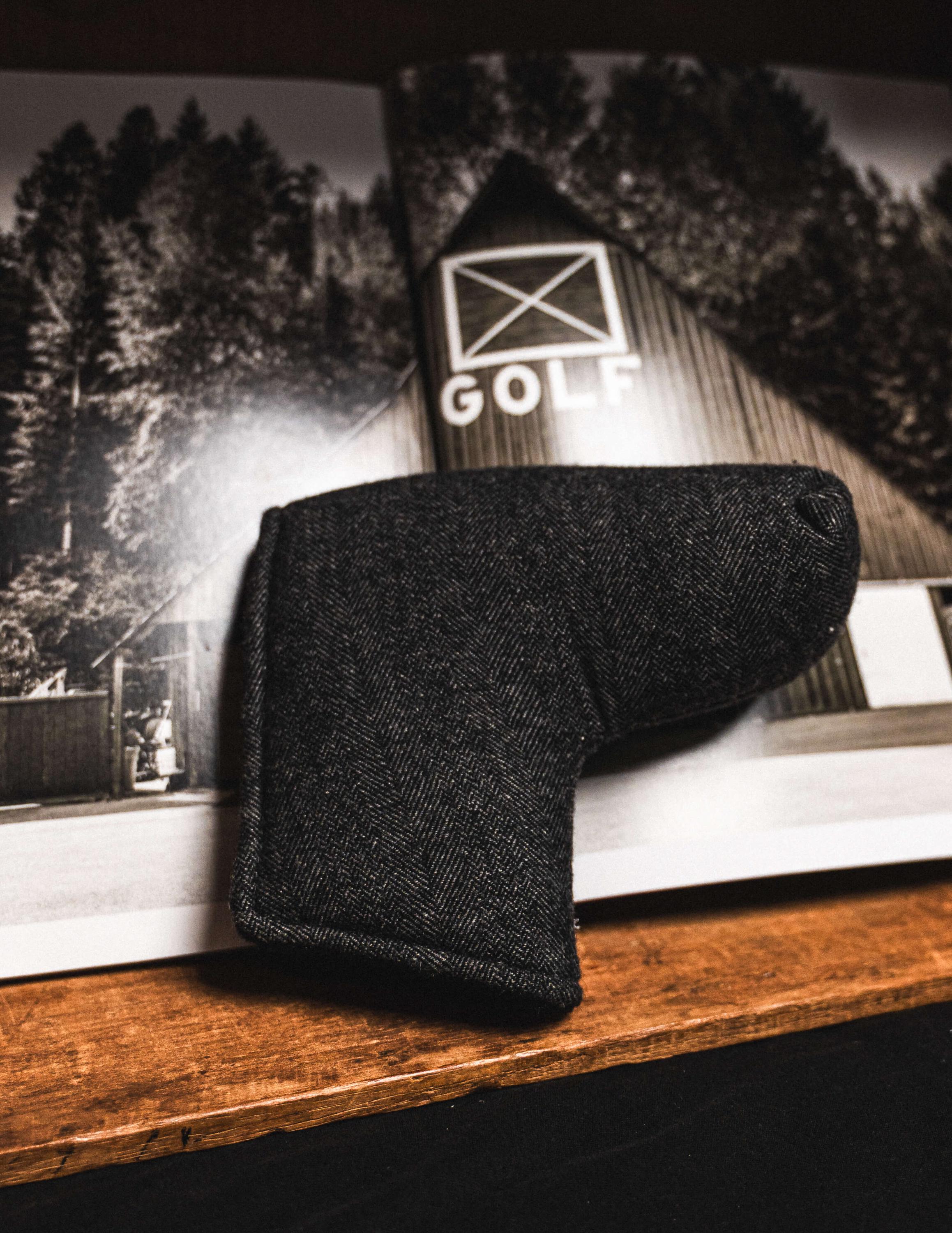 Protège-putter SeeMore Noir - Cover Lame Golf, état Excellent Avec Fermeture Magnetique