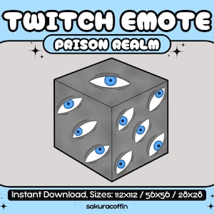 Jjk Gojo Prison Realm Emote | Emote for Twitch and Discord |