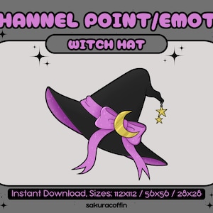 Witch Hat Pink | Twitch Channel Points / Emotes |