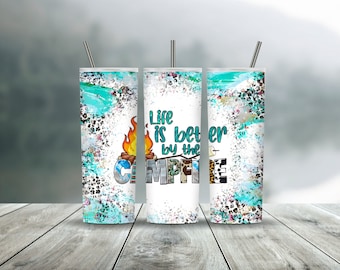 Camping | Travel | RV Life | Outdoors | Campfire | Nature | Tumbler | Mug | Coffee