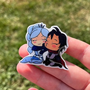 Whiterose RWBY Charm - Pins/Keychain
