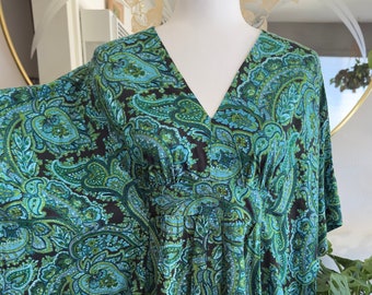 Vintage 70’s Homemade Paisley Print Caftan