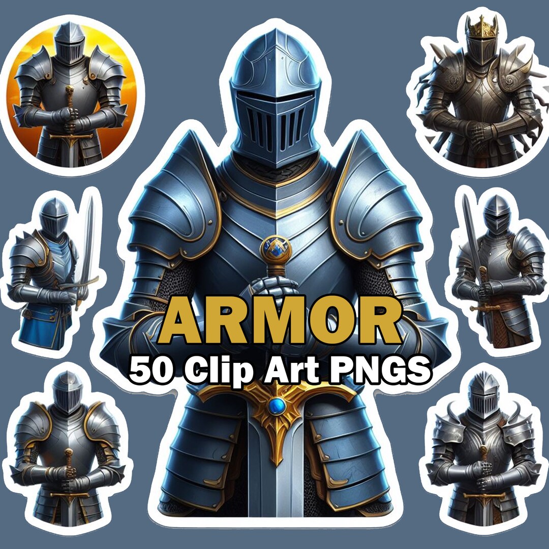 Armor Warrior PNG Armor Clip Art Full Armor Pngs Clip - Etsy