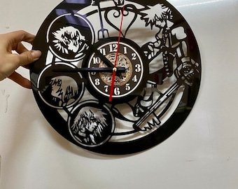 Kingdom Hearts Anime Wall Clock: Acrylic Gamer Decor