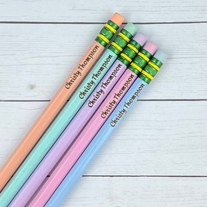 Custom Engraved Ticonderoga #2 Pencils for Easter Baskets & Back to School